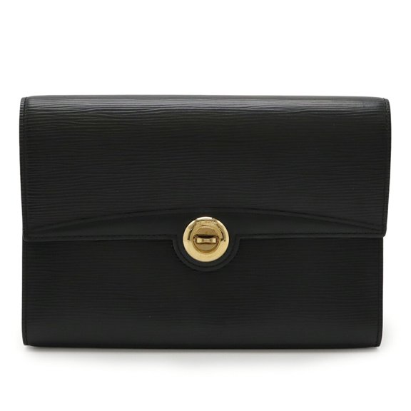 Pre-Owned LOUIS VUITTON Epi Arches Clutch Bag/Second Bag, Noir, Black, Shoulder M52572 (Good)