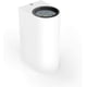 thumbnail image 2 of Aplique LED exterior interior blanco moderno, foco de pared GU10, 2 focos de 400lm cada uno, iluminación moderna jardín terraza garaje, IP44, 2x5W JAMW Sencillez, 2 of 5