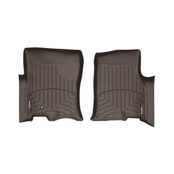 WeatherTech Custom Fit FloorLiners compatible with Expedition, Navigator - 1st Row (Driver & Passenger), Cocoa