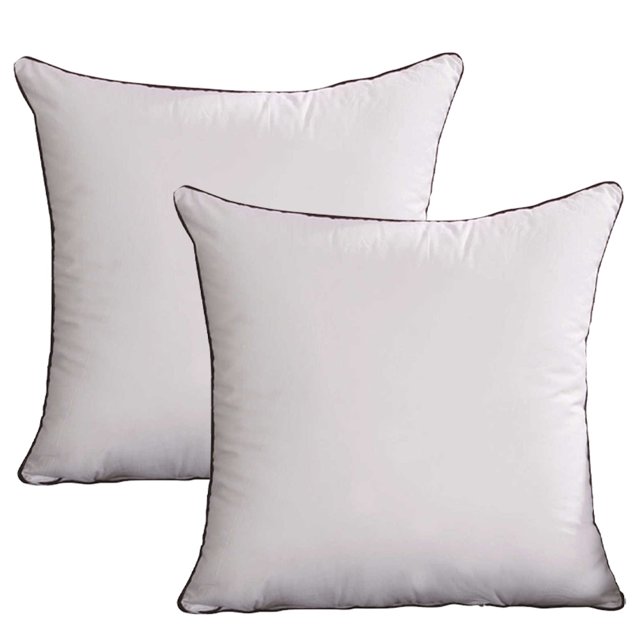 2 piezas de almohada para cama, almohada para sofá en la sala de estar, almohada mullida.