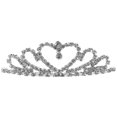 thumbnail image 1 of SHISUYAN Mini Heart Rhinestone Tiara for Wedding Bride Prom Birthday Pegeant Prinecess Party, 1 of 8