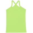 thumbnail image 4 of Alvivi Kids Girls Sleeveless Tank Tops Gymnastics Yoga Training Athletic Camisole Ballet Undershirts Green 9-10, 4 of 5