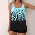 thumbnail image 1 of Traje de baño tankini de verano para mujer, talla grande, estampado, bikini dividido, traje de baño de dos piezas para mujer, trajes de baño tankini para mujer, traje de baño de 2 piezas para mujer, t, 1 of 6