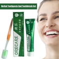 thumbnail image 3 of Herbal Toothpaste with Toothbrush Spearmint Mint Gum Care Natural Fresh, 3 of 5
