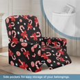 thumbnail image 3 of Xoenoiee Candy Star Pattern Recliner Slipcovers Stretch Recliner Sofa Slipcover Recliner Chair Covers Christmas Decor 4 Piece Lazy Boy Chair Covers Furniture Protector Reclining Couches with Pocket, 3 of 7