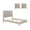Beige, variant on Stylish 3-Piece Bedroom Set with Queen Bed, Nightstands, and Ample Storage for Elegant and Functional Living