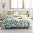 thumbnail image 2 of Duvet Cover King Daisy Flower Print Bedding Sets Vintage Style Floral Comforter, 2 of 9