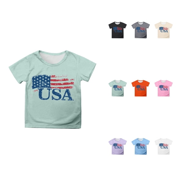 Graphic Tees for Girls: Short Sleeve Crewneck Tops 5-14 Years Comfortable & Casual for Everyday Wear & Summer Parties
