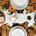 thumbnail image 4 of Halloween Jack-O-Lantern Pumpkin Table Runner, Holiday Kitchen Dining Table Decoration for Indoor Outdoor Home Party, 4 of 5