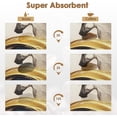 thumbnail image 3 of Golden Painting Horses Coffee Mat for Countertops, Marble Abstract Dish Drying Mat 2 Pcs for Kitchen Coffee Bar Accessories Fit Under Coffee Maker Espresso Machine Dish Rack Hide Stain Rubber, 3 of 6