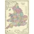 thumbnail image 3 of Colton 18x24 Black Modern Framed Museum Art Print Titled - Great Britain England Wales - Colton 1855, 3 of 5