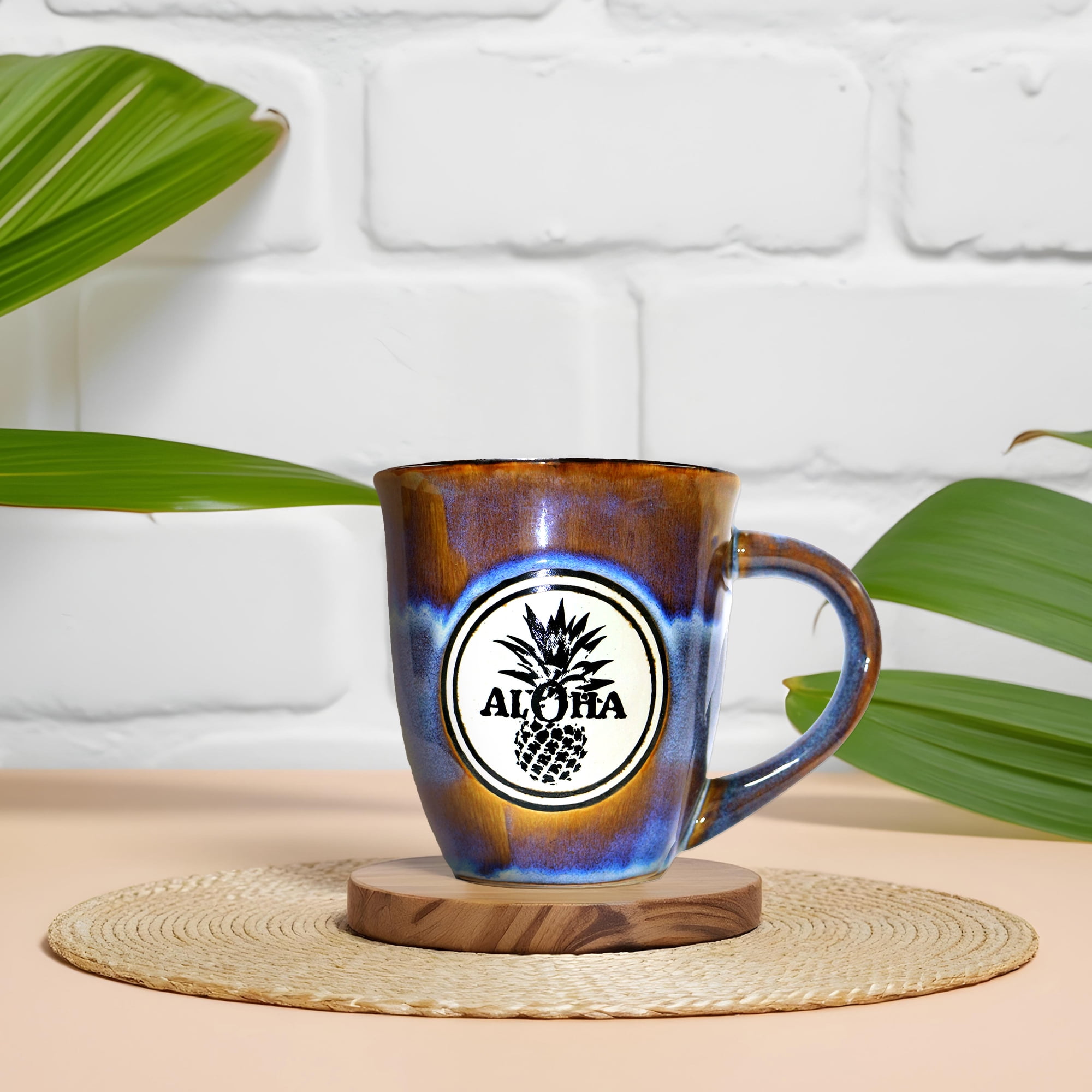 Island Crew 15 oz Pineapple Ceramic Mug