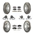 thumbnail image 1 of Transit Auto Front Rear Hub Bearing Assembly Coated Disc Brake Rotor and Ceramic Pad Kit (10Pc) for Car Dodge Grand Caravan Chrysler Town & Country Ram C/V Volkswagen Routan Left Right Side KBB-116837, 1 of 11