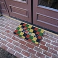 thumbnail image 4 of Rubber-Cal The Colors of Autumn – Checkerboard Fall Welcome Mat 15mm 18" X 30", 4 of 6