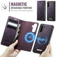 thumbnail image 3 of ShieldFlex for Samsung Galaxy S25+ /S25 Plus Case Detachable Wallet Case with Card Holder, 2 in 1 PU Leather Flip Folio with RFID Blocking Stand Shockproof Phone Cover 6.7 Inch,Purple, 3 of 7