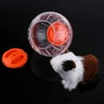 thumbnail image 2 of DAMAIE Transparent Cute Pet Hamster Exercise Ball Mini Trot Plastic Toys (Pink), 2 of 3