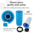 thumbnail image 4 of Dexas Lidded MudBuster Portable Dog Paw Cleaner, Pro Blue, Large with Lid, 4 of 4