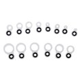 thumbnail image 1 of koolsoo 2xSilicone and Ceramic Fishing Rod Guides Rod Repair Kit DIY Rod Tip Eye Rings, 1 of 9