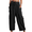 Black, variant on Womens Baggy Cotton Barrel Palazzo Harem Pants Casual Flowy Drawstring Wide Leg Pants with Pockets