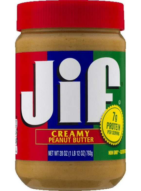 Jif Creamy Peanut Butter - 28.0 Oz (Pack of 18)