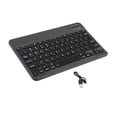 thumbnail image 1 of Teclado portátil jinwen Delgado recargable para iOS Smartphone TV de alto rendimiento Negro, 1 of 8