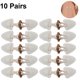 thumbnail image 1 of Palancas para coser de cuero con botón de cuerno de resina para 10 pares de abrigo con hebilla y cinturón, 1 of 8