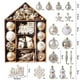 thumbnail image 4 of Juego de 70 piezas de adornos de bolas de Navidad surtidos adornos colgantes para árboles de Navidad (A) Sywqhk Libre de BPA, 4 of 9
