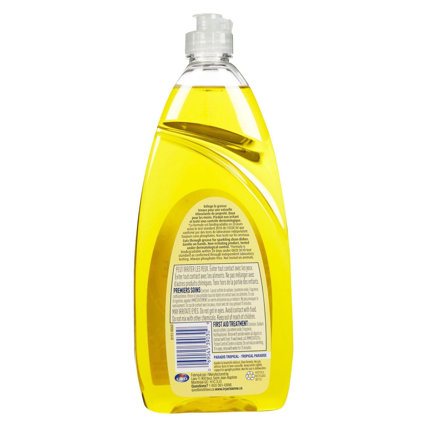 Liquide vaisselle La Parisienne - Paradis Tropical Liquide vaisselle Tropic 740ml