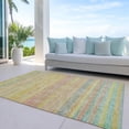 thumbnail image 6 of Addison Rugs Chantille Indoor/Outdoor Transitional Stripes Gold Washable Rectangle Rug, 5' x 7'6", 6 of 6