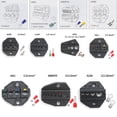 thumbnail image 4 of Dawot Crimping Die, Wire Crimper Die Replaceable AWG23-10 for LS, LY, AN, AP, SAM-10/30 Pneumatic EM-6B1/2 Crimpers, 4 of 7
