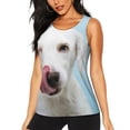 thumbnail image 3 of Goofa Puppy Licks Nose Printed Womens Workout Tops for Women Sleeveless Yoga Shirts Athletic Running Tank Tops Sleeveless Gym Clothes Workout Apparel-X-Large, 3 of 9