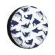 thumbnail image 1 of Fotbe Cute Shark Funda de Llanta de Repuesto con Estampado, Engrosada, Ajuste Universal para Jeep, Remolque, RV, SUV, Camión-14 inch, 1 of 6