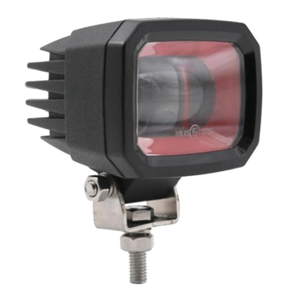 Lumière d'Avertissement LED pour Chariot Élévateur 10-80V 7303S, Lumière de Sécurité Linéaire pour Zone, Lumière de Retournement pour Chariot Élévateur, 1 x Lumière d'Avertissement 1 Ensemble x Accessoires, Noir