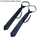 thumbnail image 5 of Corbata de lazo estilo universitario de color sólido, cinturón de cuerda, corbata cómoda para gente perezosa para hombres y mujeres de negocios, 5 of 5