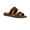 Tan, variant on Women's Imelda 2 Band Slide Sandal +Memory Foam
