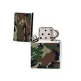 thumbnail image 2 of KuzmarK Silver Windproof Flip Top Lighter -  Camouflage, 2 of 2