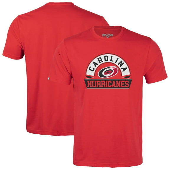 Youth Levelwear Red Carolina Hurricanes Little Richmond Banner Arch T-Shirt