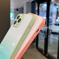 thumbnail image 4 of TECH CIRCLE Luxury Case Gradient Bling Sparkle Glitter Diamond Shiny Ultra Slim Case for Girls Women Camera Protection Soft TPU Bumper  Silicone Case For iPhone 12 Pro Max,Green, 4 of 6