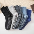 thumbnail image 2 of Calcetines de terciopelo coral para hombre otoño e invierno más terciopelo acolchado medio terciopelo color sólido calcetines dispensadores calcetines de tubo cálidos que no se caen Terciopelo, 2 of 6