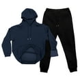 thumbnail image 5 of Elegant Comfort Men's Gym Wear-Casual Wear Hoodie-Jogger Set with BLack Jogger and Medium Hoodie, Cream, 5 of 8