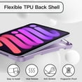thumbnail image 5 of JETech Case for iPad mini (A17 Pro, 2024 Model, 7th Generation) / mini 6 (2021 Model, 6th Generation), Slim Tablet Cover with Soft TPU Back, Auto Wake/Sleep (Purple), 5 of 6