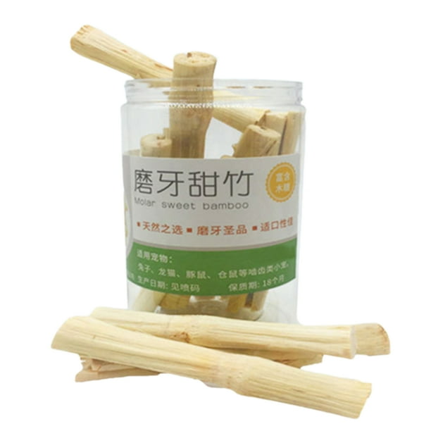 Windfall Natural Sweet Bamboo Treat Teeth Chews Toy Healthy Snacks for Rabbits Chinchilla Guinea