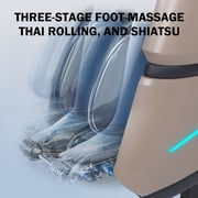MassaMAX 4D Massage Chair, OTA Update & Electric Extendable Footrest, Zero Gravity, with Touch Screen, Quick Access Buttons