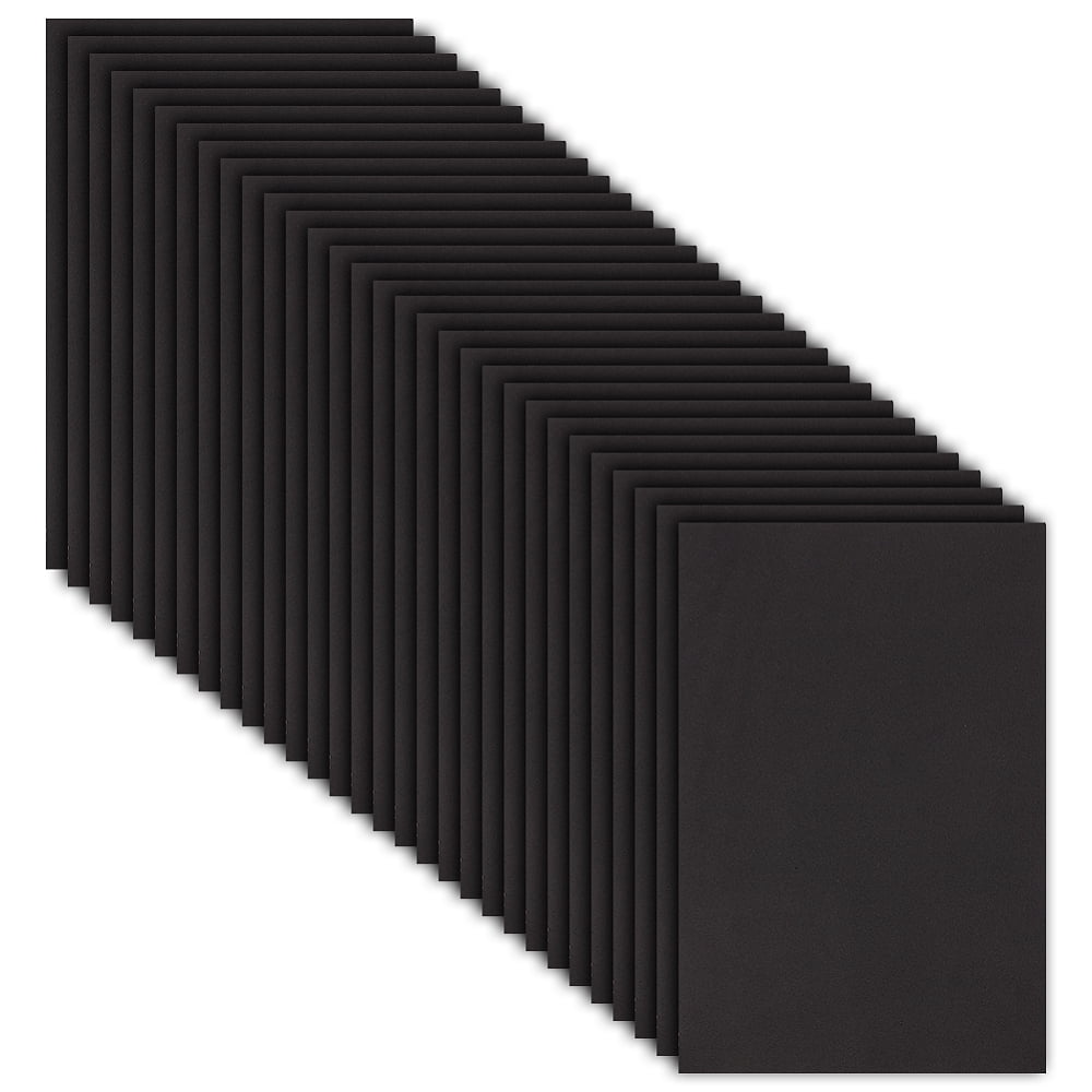 EVA Foam Sheets Rectangle Black 228x151x3mm