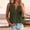 Army Green, variant on CYMMPU Women's Sleeveless Crinkle Linen Tank Top, V Neck Pleated Henley Button Front Relax Summer Blouse Wine XL