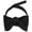 Black, variant on Miangastore Bow Tie Red 1Set 35.8X2.6In Polyester Adjustable Formal Wear For Men