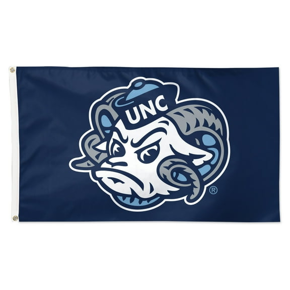 WinCraft North Carolina Tar Heels 3' x 5' Single-Sided Deluxe Secondary Team Logo Flag