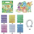 thumbnail image 2 of Luoshdecor DIY Mosaic Stickers for Kids, Dinosaur Art Craft Kit with Stickers ,Party Favors Craft Activity,Travel Toys Gifts for Girls Boys, 2 of 8