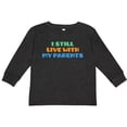 thumbnail image 3 of Inktastic I Still Live with My Parents Boys or Girls Long Sleeve Toddler T-Shirt, 3 of 5