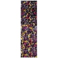 thumbnail image 2 of Safavieh Fiesta Greta Geometric Shag Runner Rug, Lavender/Multi, 2'3" x 8', 2 of 6